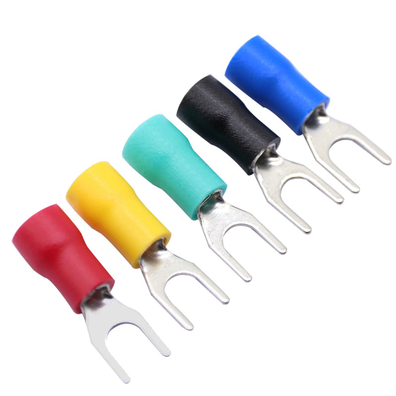 SV5.5-S冷压端子-10叉形U型Y型-接线端子 黄铜 0.7厚0只