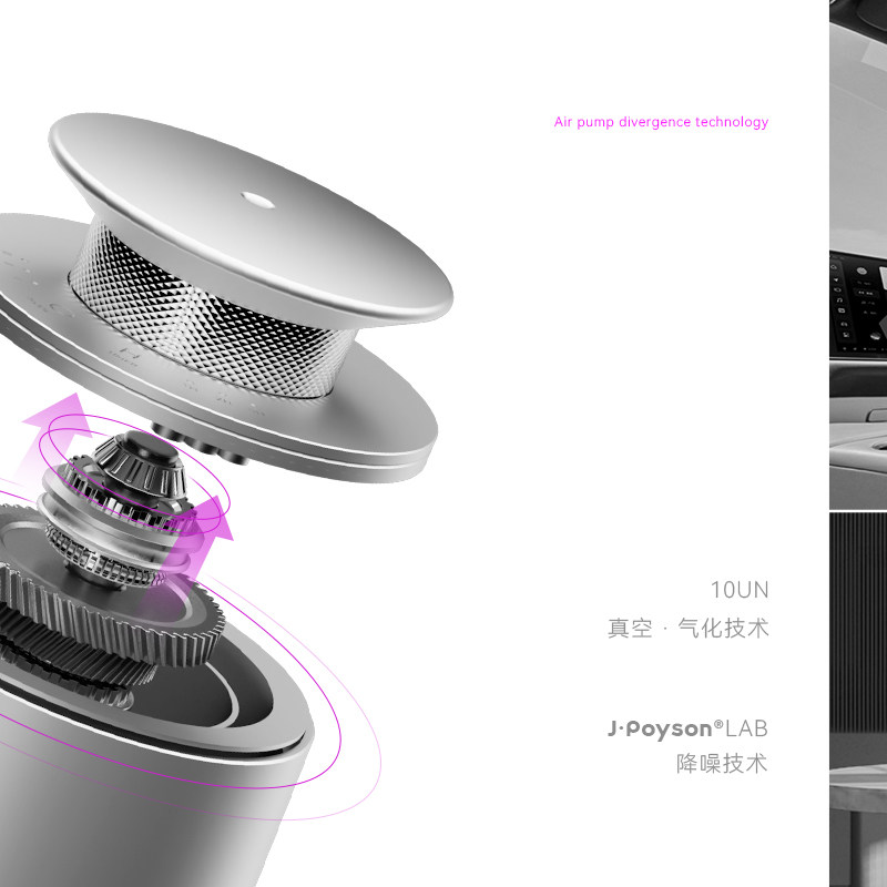 聚普森车载香薰机汽车香水静音定时喷香自动喷香氛机车内高档