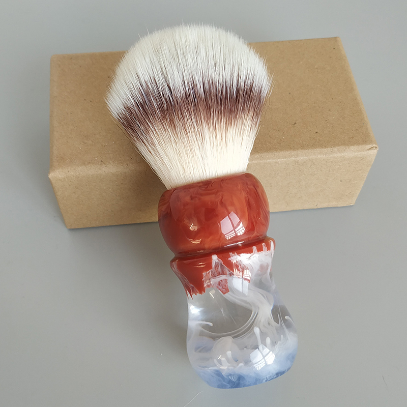 帝诗风暴2男士剃须刷2柔软人造丝剃须刷胡刷剃须皂泡沫刷