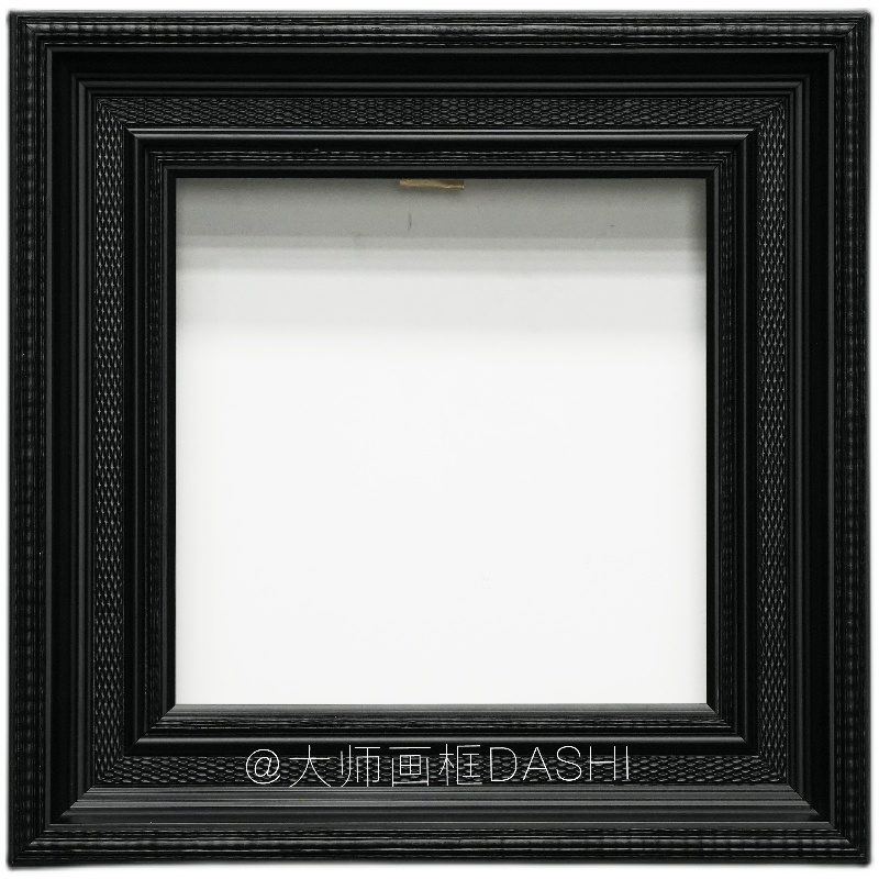 复古典实木油画框外框画框定制黑色中古装裱相框线条镜子欧式