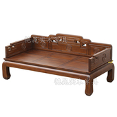 新罗汉床实木沙发小户型明罗汉榻床榻榫卯客厅榆木家俱