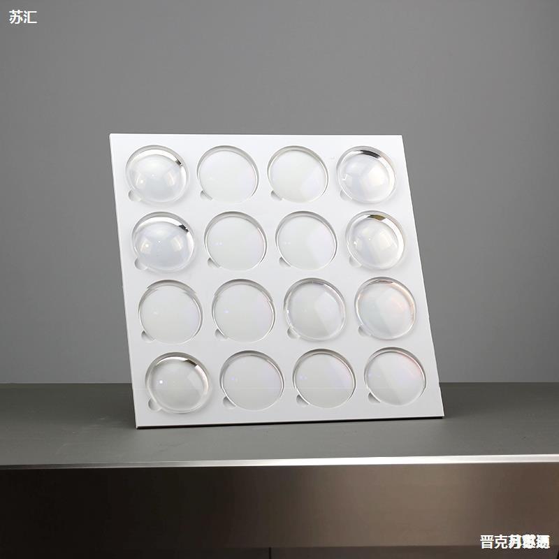 亚克力渐进镜片展示眼镜店变色镜片收纳盒陈列道具镜片道具展示架