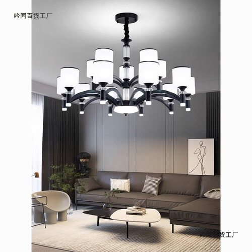led北欧客厅吊灯主卧吊灯现?