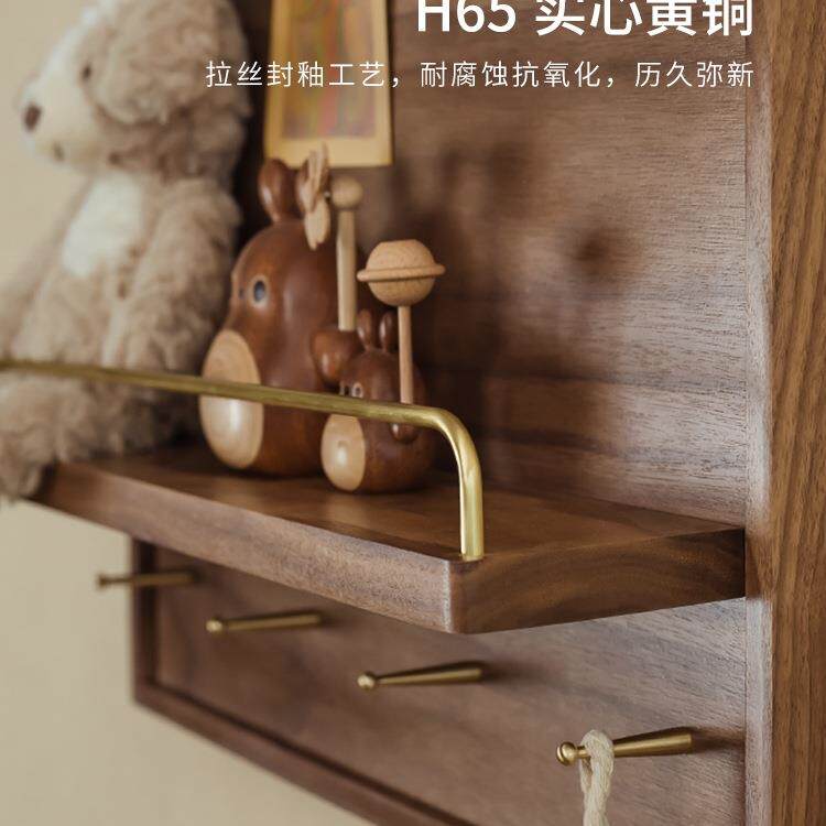 电表箱盒遮挡网红装饰画横竖款配电闸箱挂画轻奢开门式实木置物架