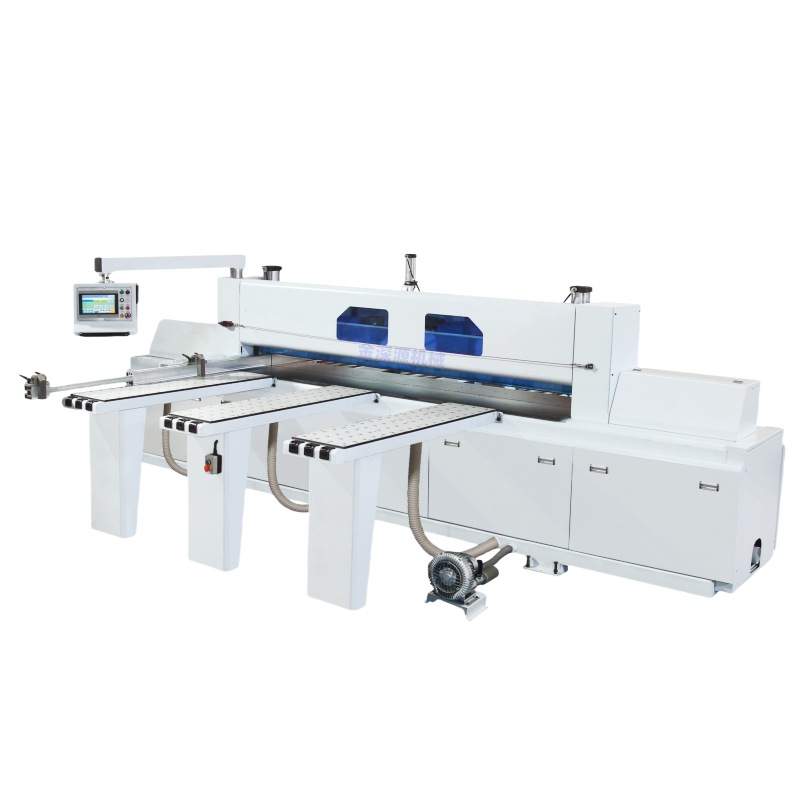 木工板材重型往复式自动开料锯裁板锯双锯片往复式开料机下料锯