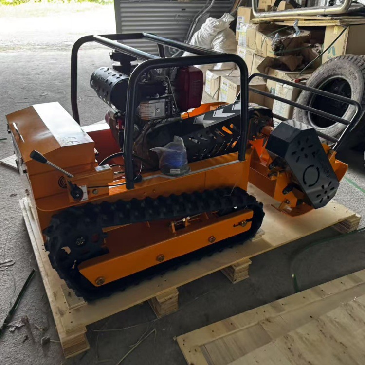 欧五标准可出口的履带式遥控割草机柴油大马力自动避障遥控草坪机