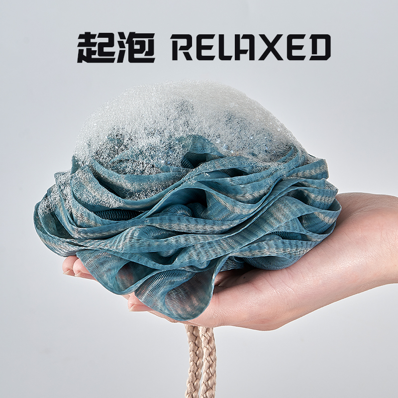 沐浴球洗澡浴花球高档不散超柔搓澡洗浴球两用澡球轻松泡泡澡球