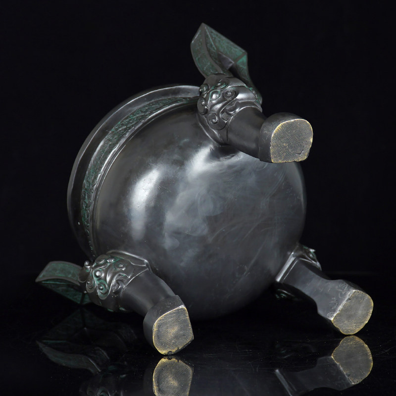 知柿青铜鼎仿古楚大鼎家居办公室铜鼎装饰品乔迁业工艺礼品,家居饰品,装饰摆件,淘宝优惠券,粉丝福利购,淘宝优惠卷