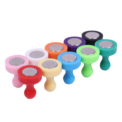 磁如意 彩色强力磁钉磁性黑板绿板强磁图钉吸铁石教学办公书画磁