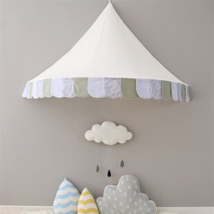 儿童帐篷游戏屋壁挂幔帐床头挂帐读书角小帐篷公城堡装 饰品