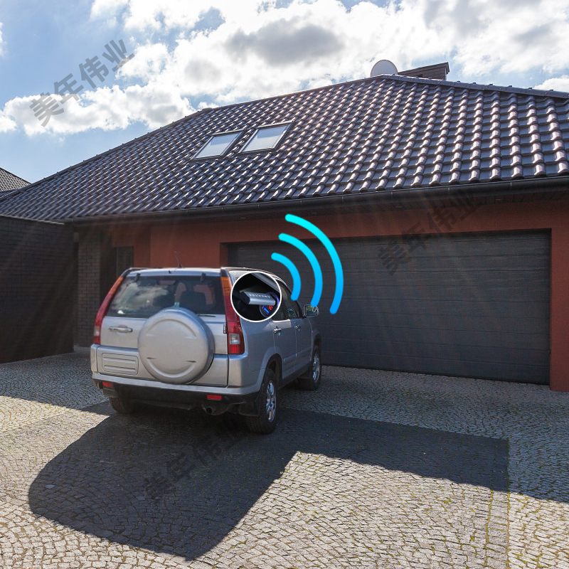 电动车库门车辆识别自动翻板门G门系统卷帘感应无线关控制