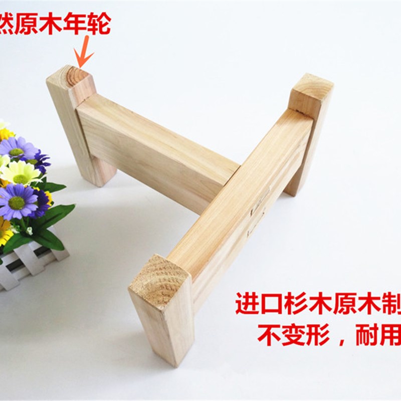 石磨木架 磨盘木架子 磨盘老杉木架子 石雕老石磨家用实木木架