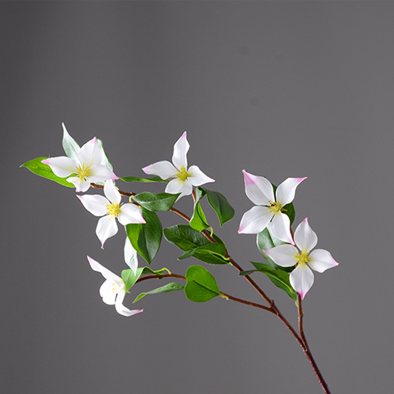 仿真枸木花 四照花春色白色红色系花材 中式家居饰品拍摄道具花艺