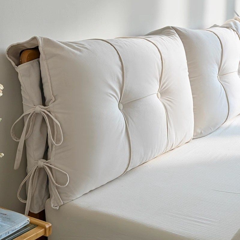 床头软包靠背实木床软靠铁床靠垫罩改造床靠背防撞拆洗靠背垫,居家布艺,床头靠垫,淘宝优惠券,粉丝福利购,淘宝优惠卷