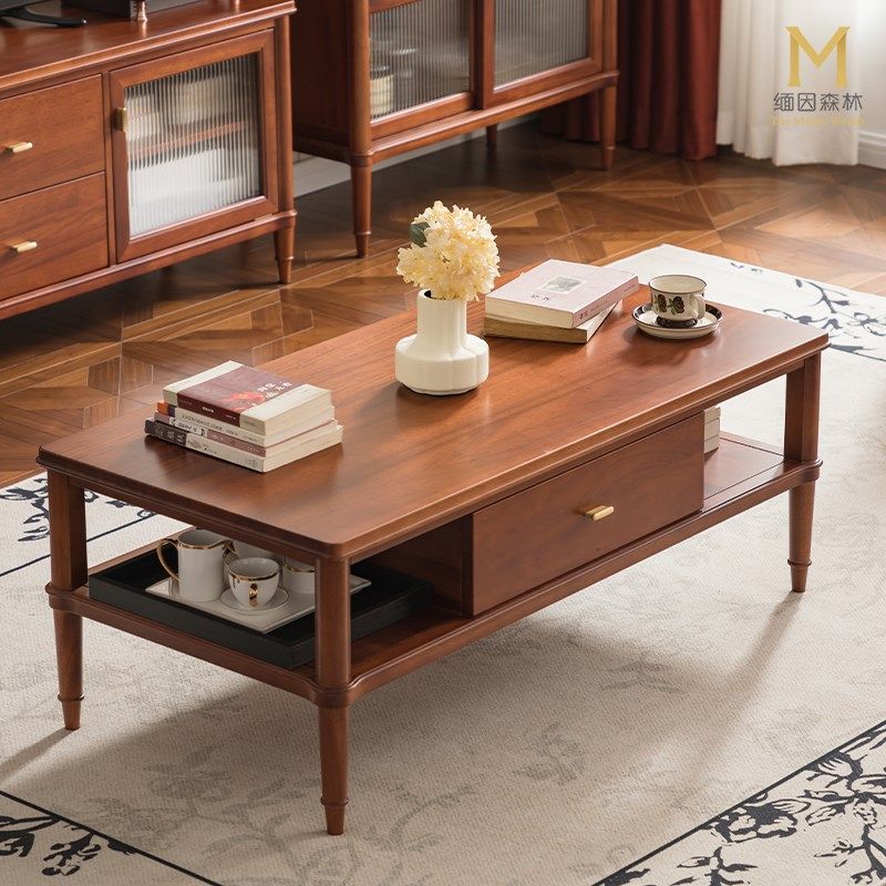 中古色茶几全复古电影小户型红胡桃木尺寸家具缅因森林,住宅家具,茶几,淘宝优惠券,粉丝福利购,淘宝优惠卷
