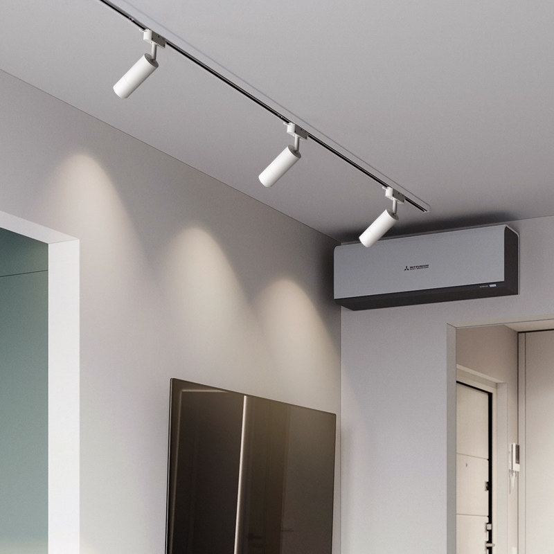 led明装轨道射灯防眩度家用背景墙照画商用店铺吸顶天花灯