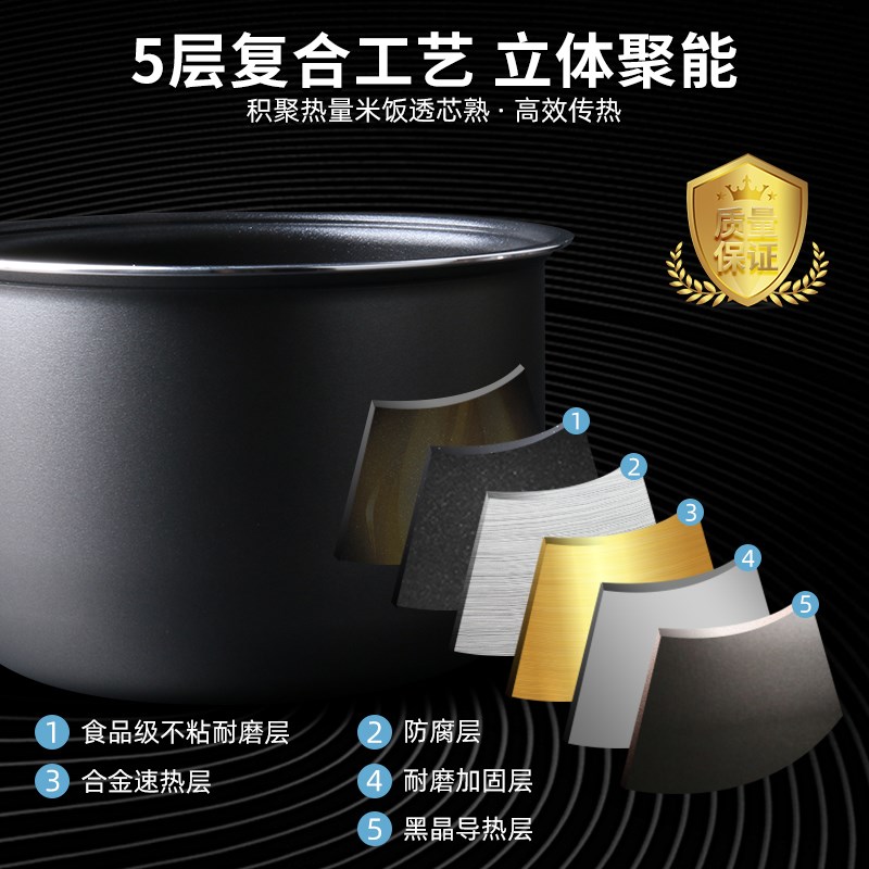 迷你电饭煲内胆1.6L升CFXB16YC3-36/CFXB16YA3P-36/SF16YA22不粘