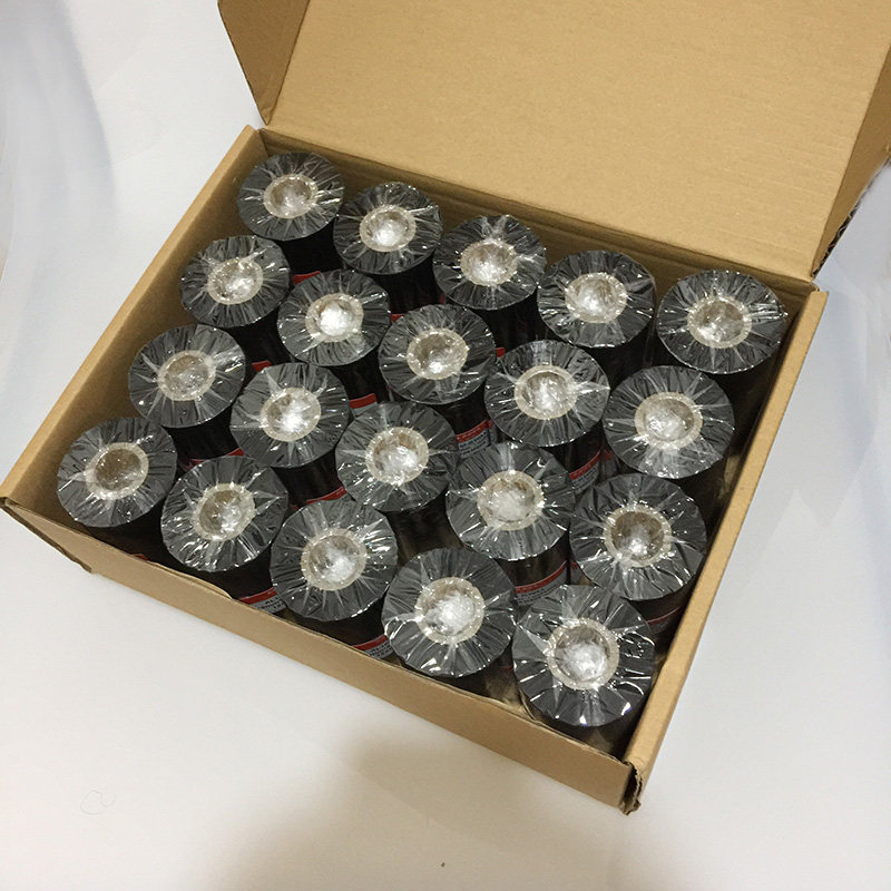 增强蜡基碳带~mm*m干胶条码热转印标签打印机条码色带