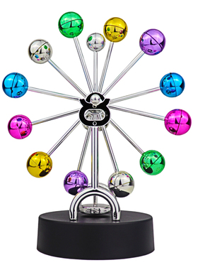 混沌天体轨道牛顿摆磁力永动机仪创意家居客厅办公室桌面装饰