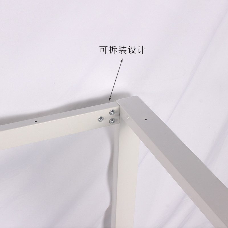 框式铁艺桌腿支架办公桌架茶餐书桌支撑脚吧台底座金属脚架