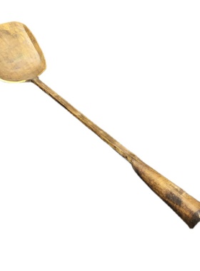 怀旧民俗古玩老式黄铜勺子铲子古代传统老物件仿古铜饭勺