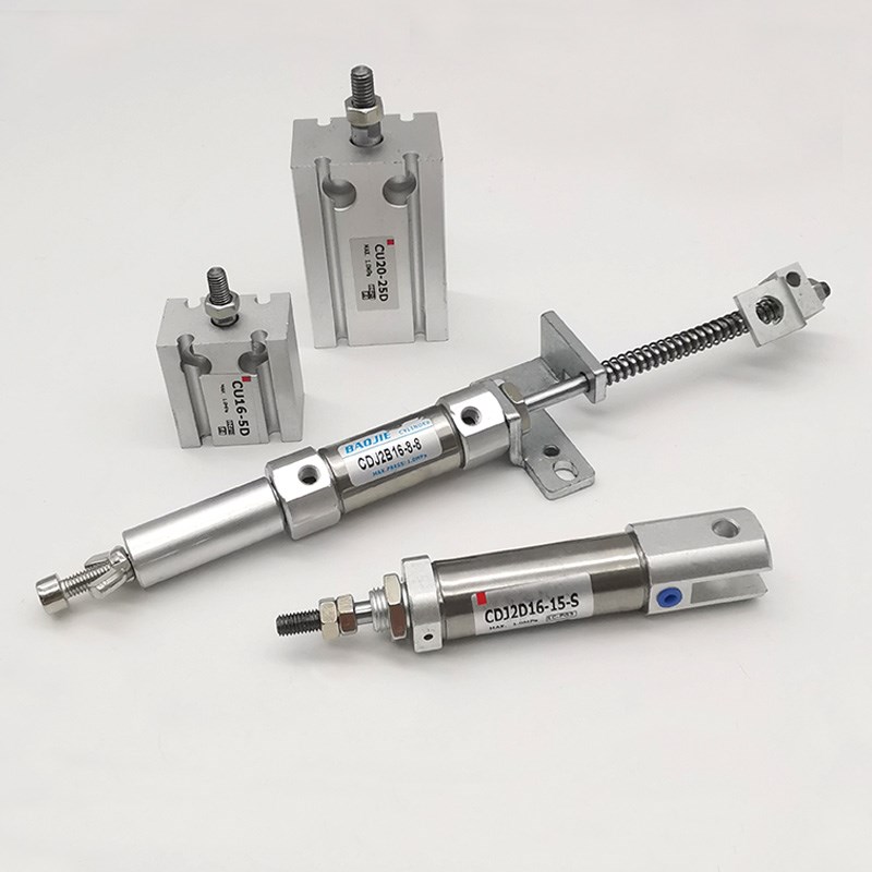 电脑花样机剪线气缸CU1-5D中压脚抬升3020外压框气缸花样机配件