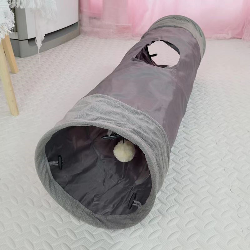 宠物用品猫隧道布艺猫咪用品轻便可折叠猫通道训练用滚地宠物