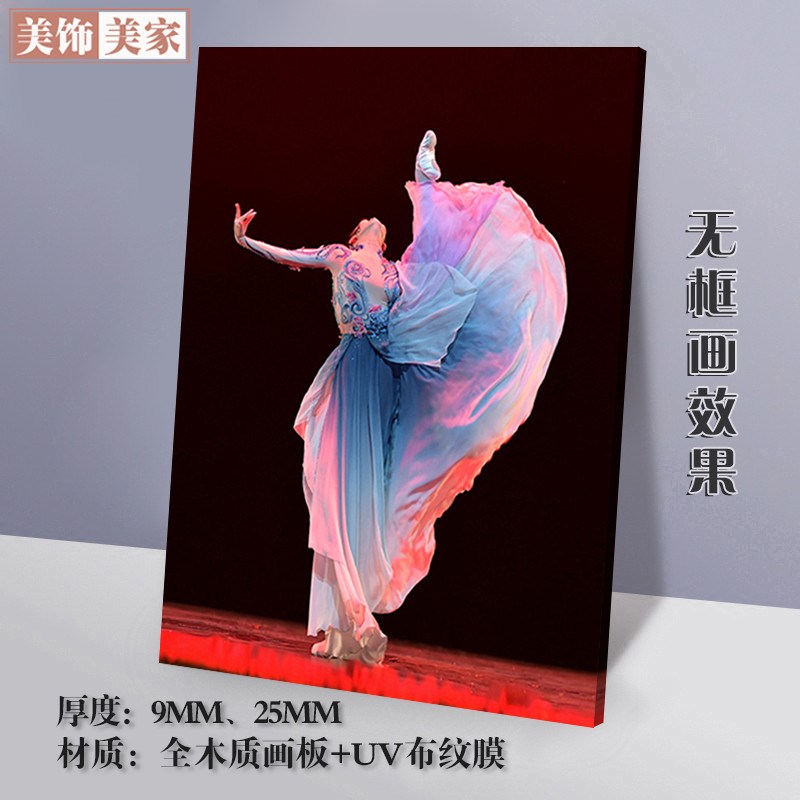古典舞装饰画艺术培训中心壁画舞蹈房挂画幼儿园墙画中国舞民族舞图片