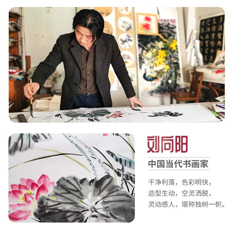 花开富贵牡丹花国画花鸟画中式客厅装饰画卧室床头挂画纯手绘真迹图片
