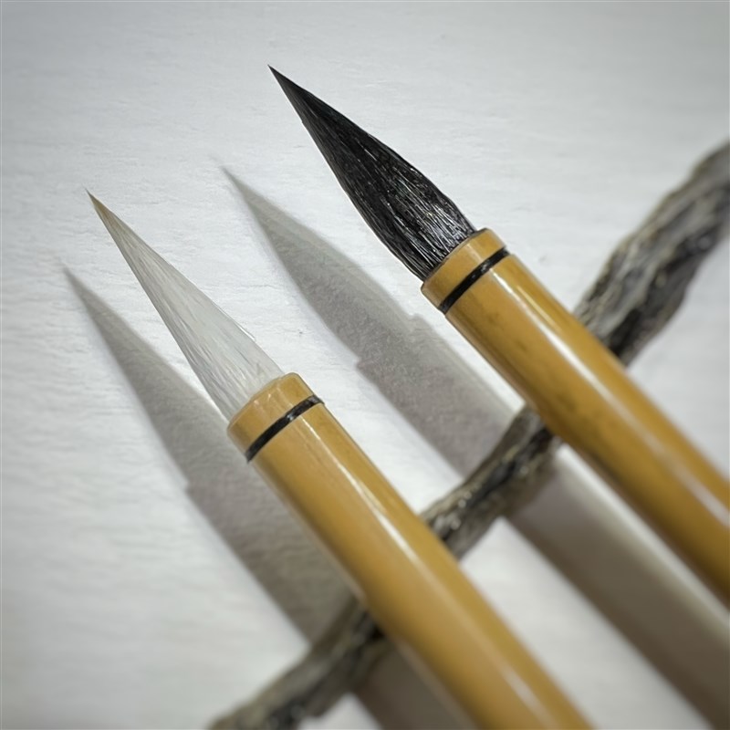 孙记文房 善琏湖笔羊狼兼毫 若隐行书楷篆书学生高考书法艺考毛笔