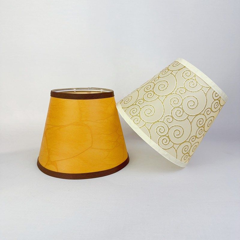 仿羊皮纸灯罩PVC台灯壁灯落地灯罩可拆卸式灯罩E27DIY创意灯伞