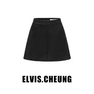 型半身裙時尚 百搭短裙 女高腰顯瘦A字版 ELVIS.CHEUNG秋冬新品