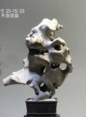天然庭院流水鱼缸造景石假山盆景太湖石奇石观赏石
