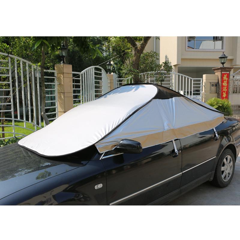 汽车清凉罩遮阳伞防晒车衣半罩铝膜CAR COVER 跨境其它