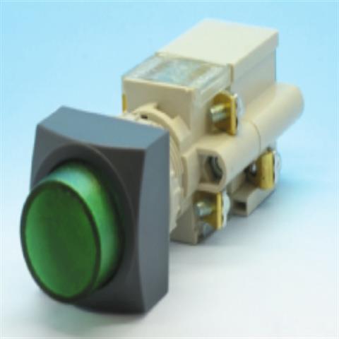 TEND天得T2TLS带LED灯凸头方形按钮开关22/25mm原装附变压器