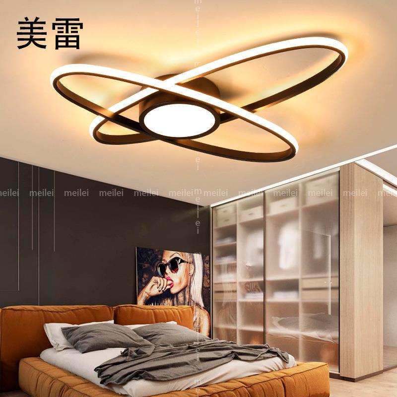 卧室灯 现代简约LED吸顶灯个性主卧创意时尚书房温馨次卧异形灯具