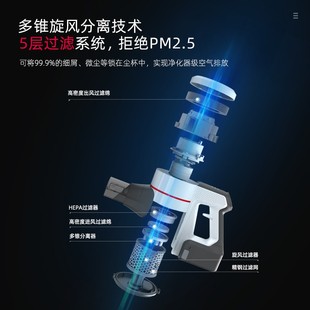 木本吸尘器大吸力小型手持大功率吸拖一体