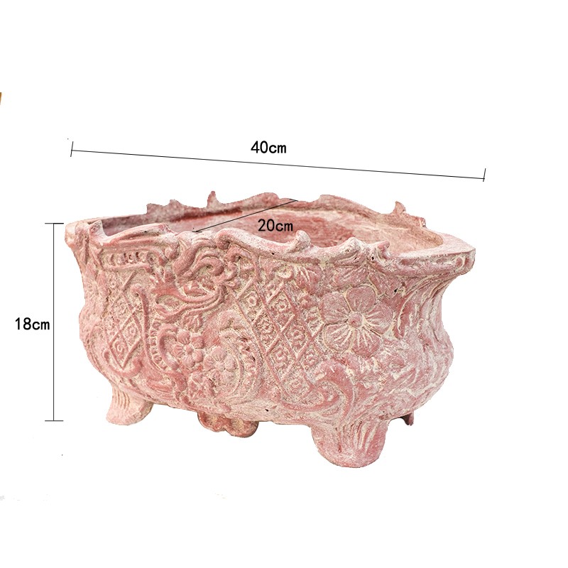 爱上花园铸铁盆器 in仿古长方花卉容器