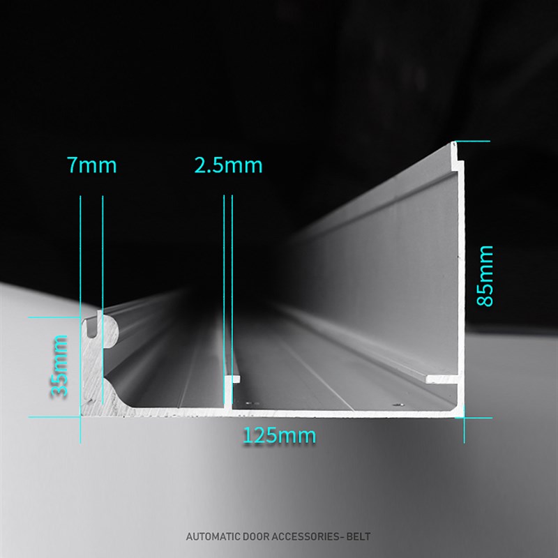 自动门加厚轨道 铝合金轨道 自动门 机组 门自动感应门