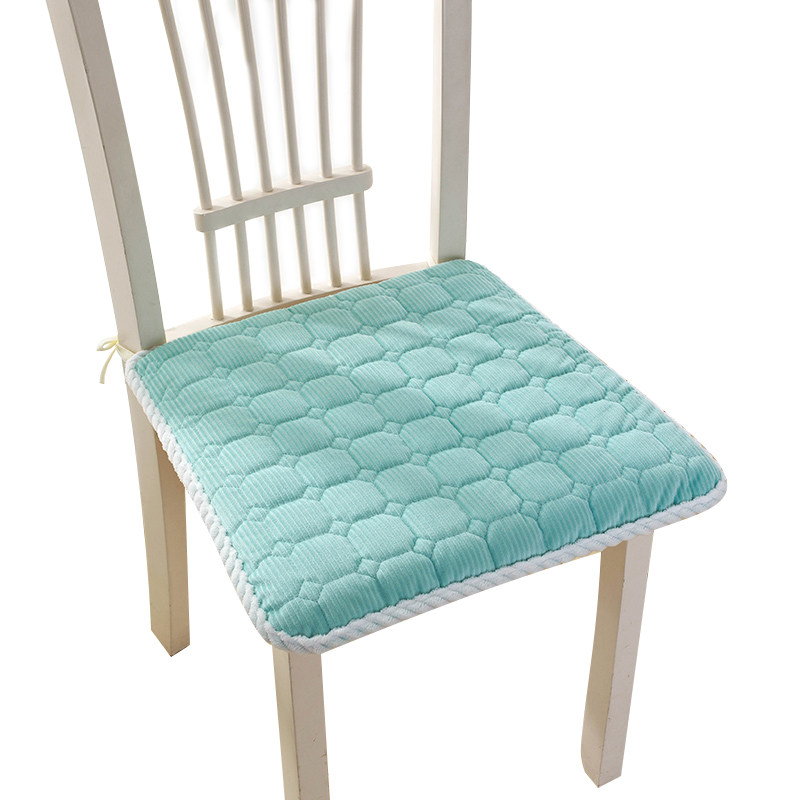 垫子冬季毛绒厚坐垫餐桌椅防滑学生拆洗加厚办公室屁垫椅垫