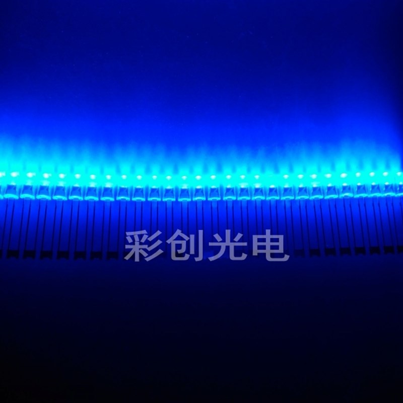 led电子灯箱灯珠蓝发蓝连体灯珠 5mm发光二极管高亮led灯箱灯珠