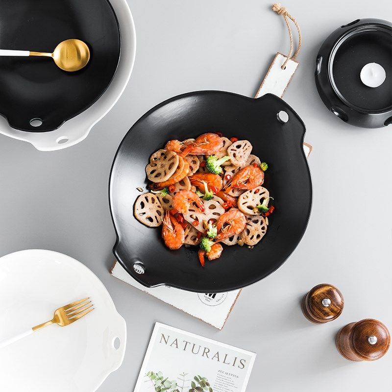 陶瓷明炉干锅酒精炉子家用小火锅酒精商用保温餐具煲蜡烛加热炉