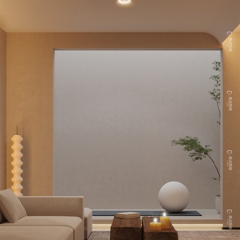 超薄6.9CM石膏灯射灯迷你嵌入式无边框led小巧客厅预埋COB筒灯