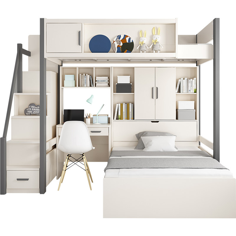 交错式上下床儿童低子母床错位型省空间两层带箱上下铺床,住宅家具,高低/子母床,淘宝优惠券,粉丝福利购,淘宝优惠卷