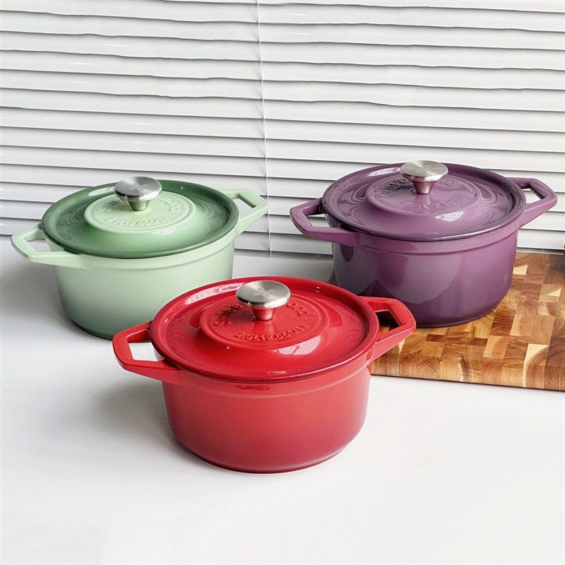 出口珐琅铸铁锅圆形炖锅煲汤沾闷烧,厨房/烹饪用具,炖锅/炖煲/汤煲,淘宝优惠券,粉丝福利购,淘宝优惠卷