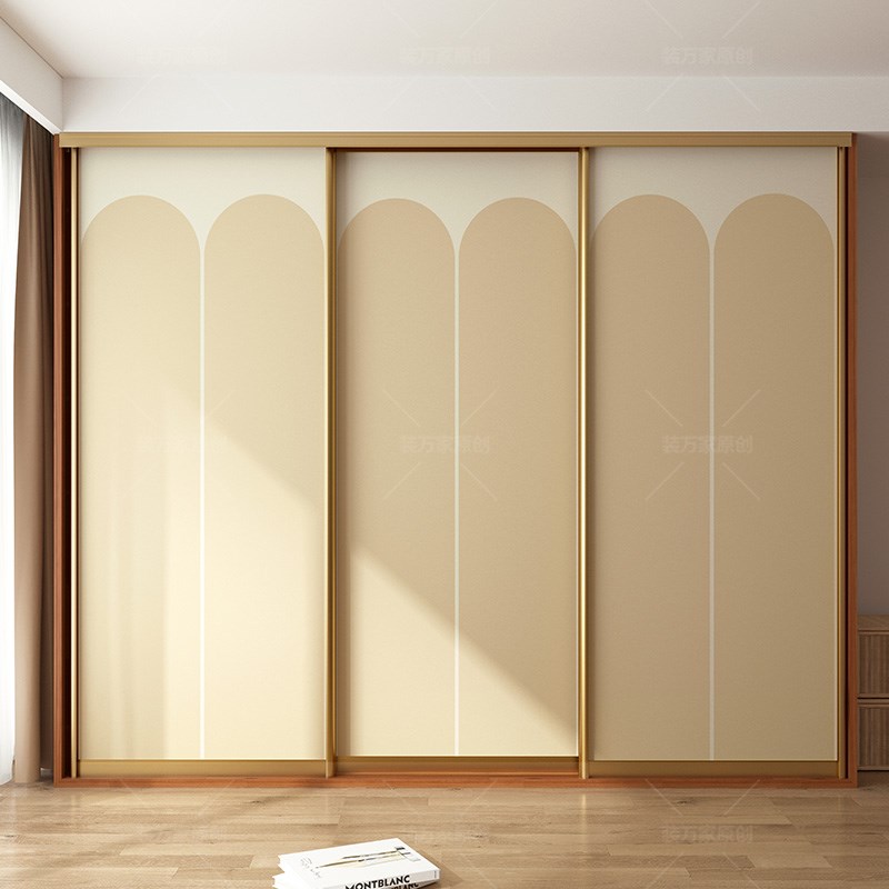 法式拱门装饰衣柜门贴纸家具翻新遮丑民宿改造贴画自粘加厚壁纸