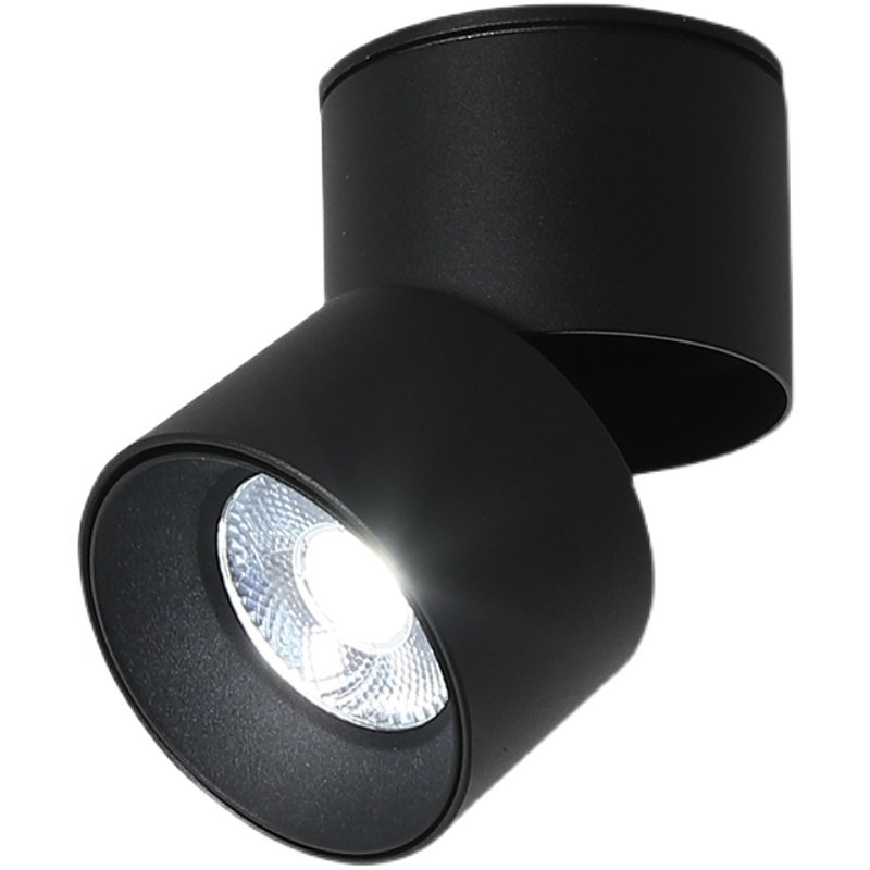 现代led射灯明装折叠免孔筒灯中性客厅背景墙玄关天花灯