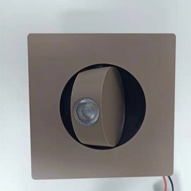 如家商旅绿标客房床头壁灯 LED方形嵌入式床头灯 酒店客房阅读灯