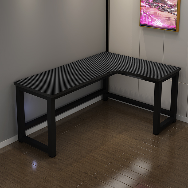 转角电脑桌台式家用电竞桌拐角书桌书架卧室定制L型办公桌子