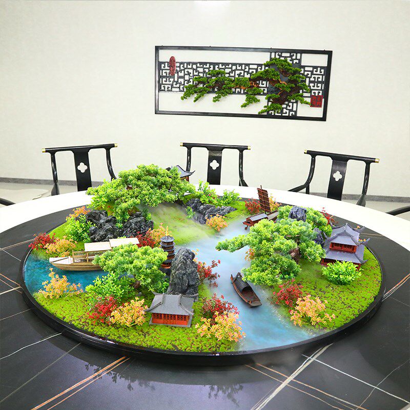 酒店餐桌大圆桌喷雾化创意转盘新式桌饭店桌景观摆,家居饰品,仿真花/假花,淘宝优惠券,粉丝福利购,淘宝优惠卷